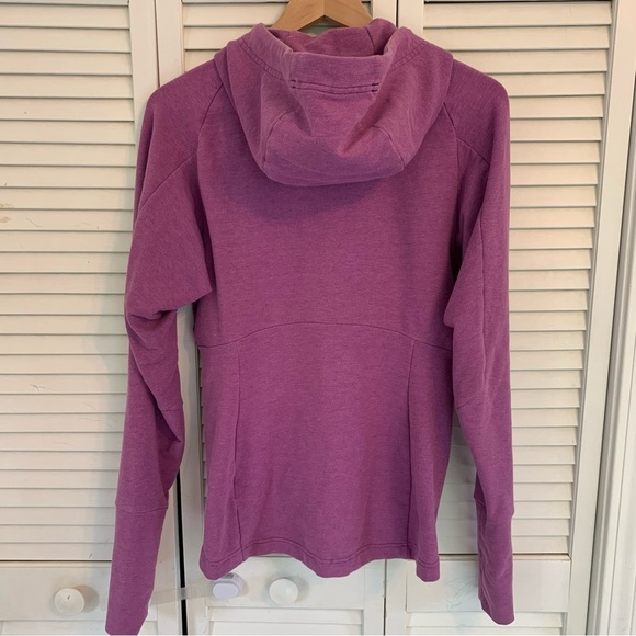 Arc'teryx Tarsa Hoodie Womens S Trim Fit Full Zip Jacket Fuchsia Thumbholes - Picture 9 of 16